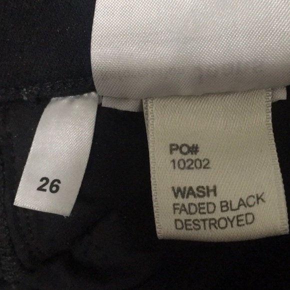 Reformation Skinny Jeans in Faded Black, Size 26 - Picture 6 of 8